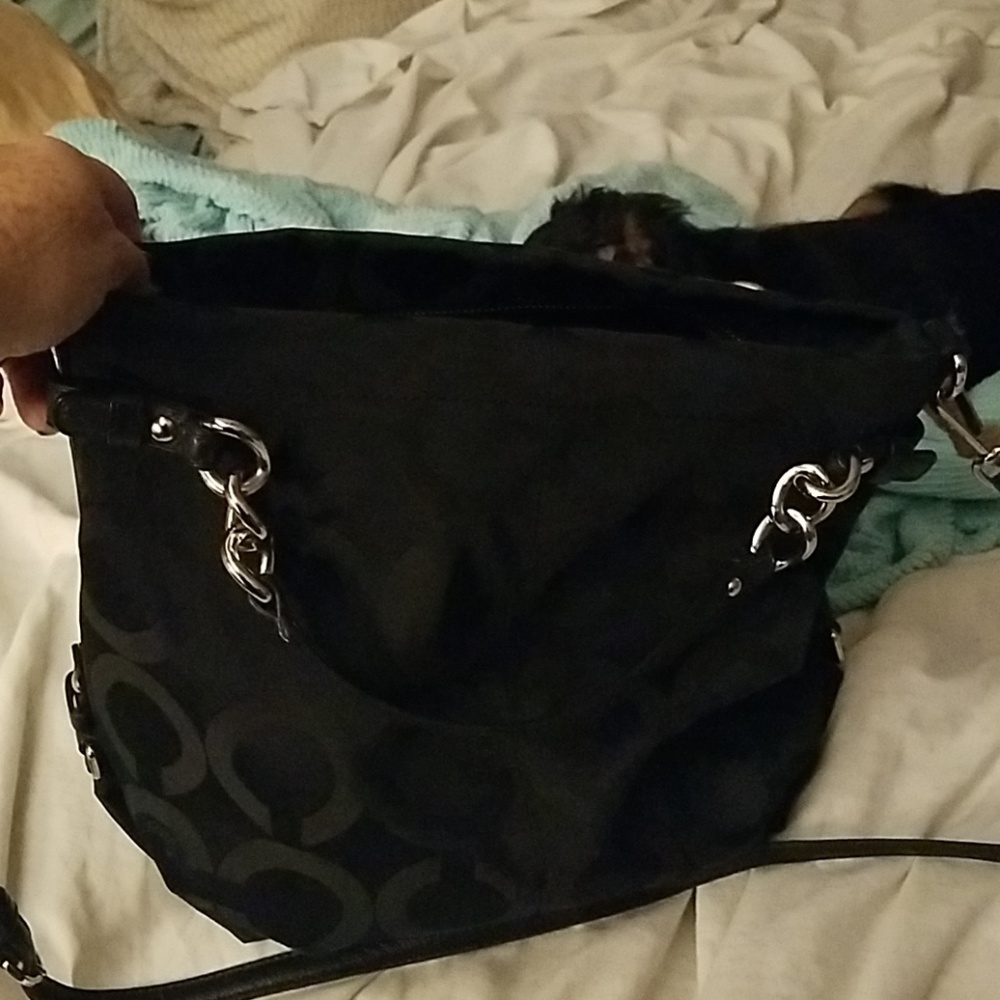 Black coach bag